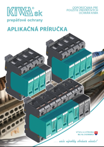 Titulní strana – Aplikační příručka přepěťových ochran